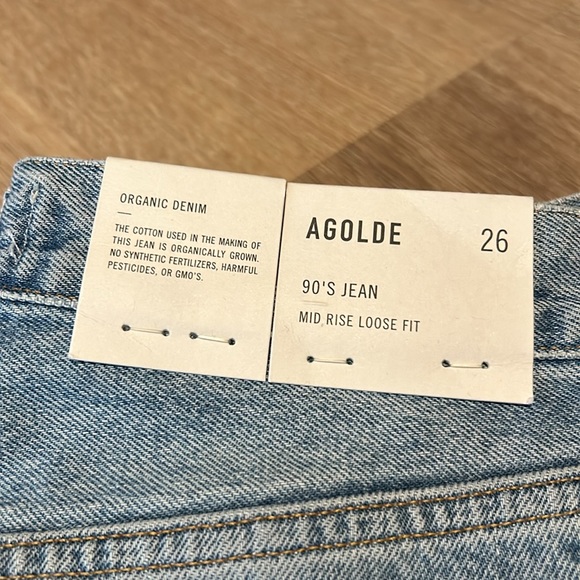 AGOLDE 90s Mid Rise Straight Fit Jeans size 26 - Picture 6 of 6